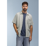 BlueFields Shirt Striped Grijsblauw Greige