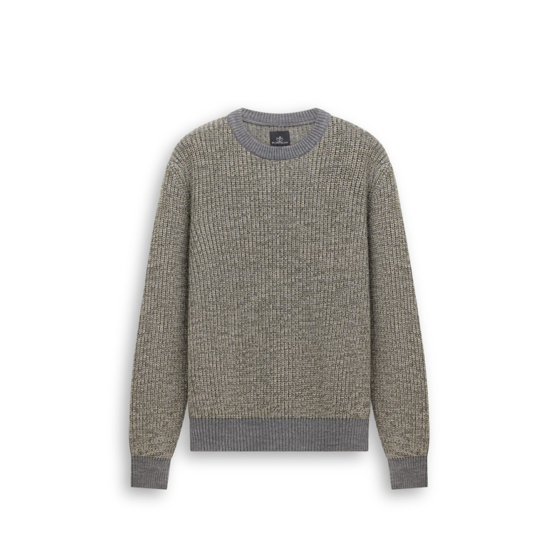BlueFields Pullover Licht Grijs Groen