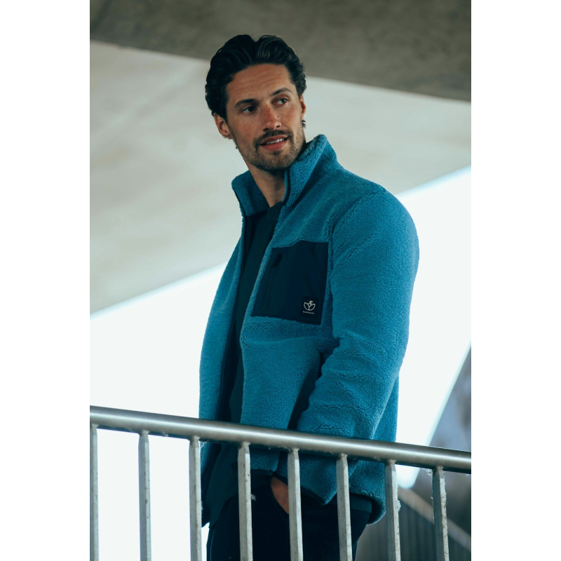 BlueFields Teddy Vest Mint Blauw