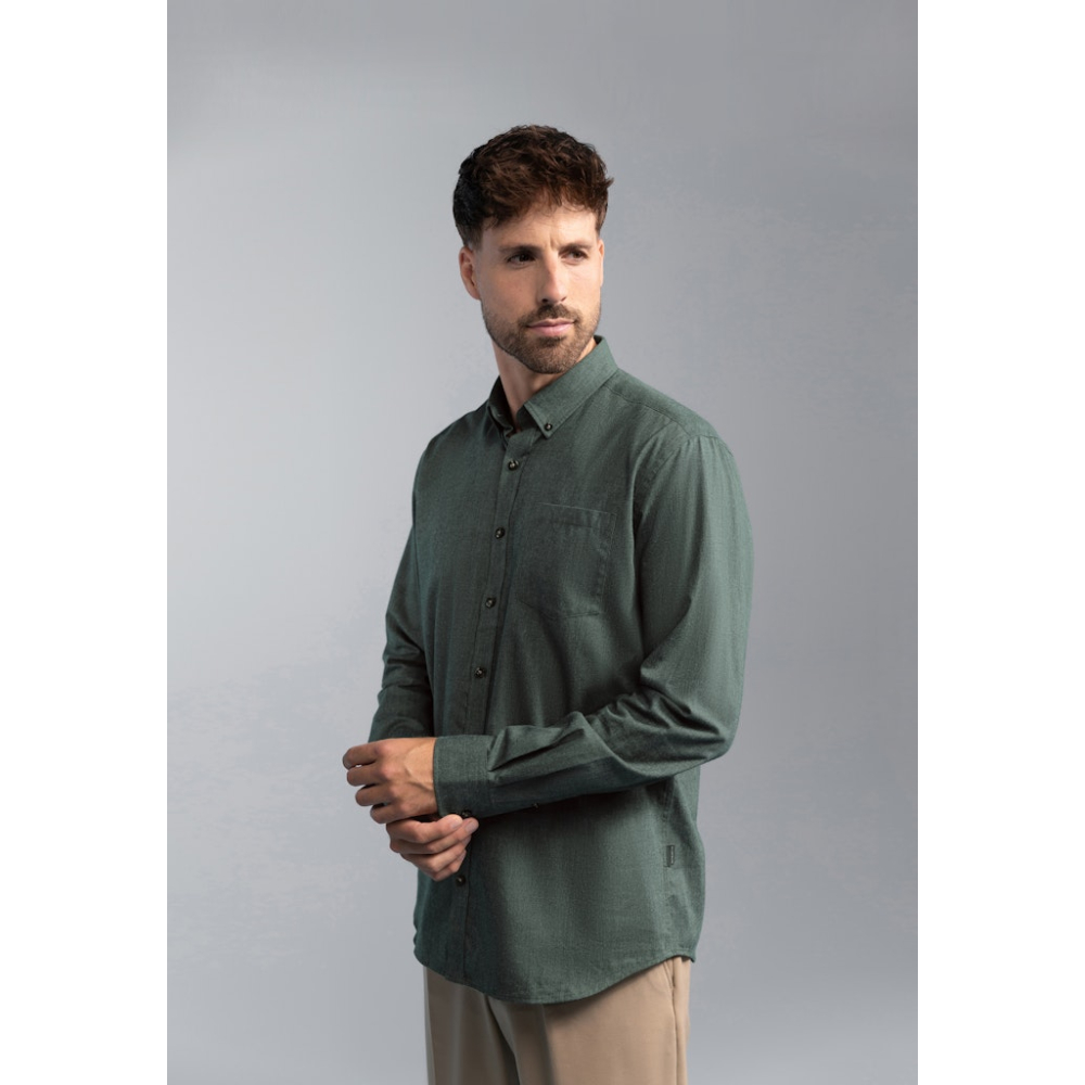 BlueFields Overhemd Donkergroen
