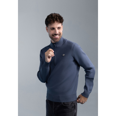 BlueFields Pullover Grijs Blauw BlueFields Pullover Grijs Blauw