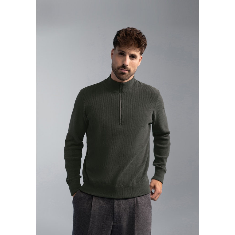 BlueFields Trui Structured Donker Antraciet