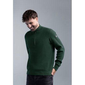 BlueFields Trui Structured Donkergroen