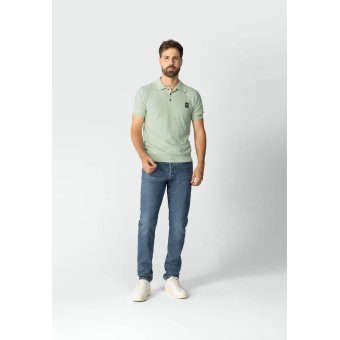 BlueFields Polo Shirt Structured Mint Blue