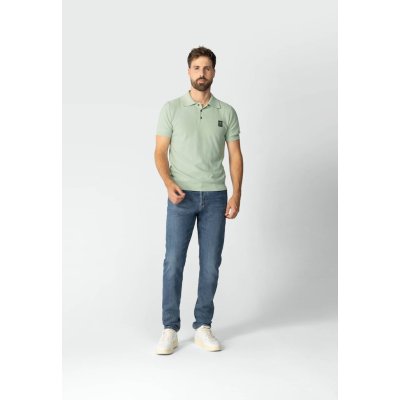 BlueFields Polo Shirt Structured Mint Blue BlueFields Polo Shirt Structured Mint Blue