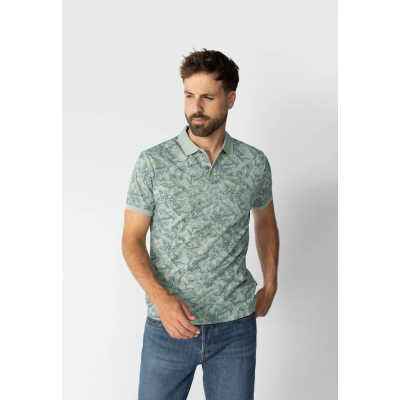 BlueFields Polo Shirt Pique Mint Blauw BlueFields Polo Shirt Pique Mint Blauw