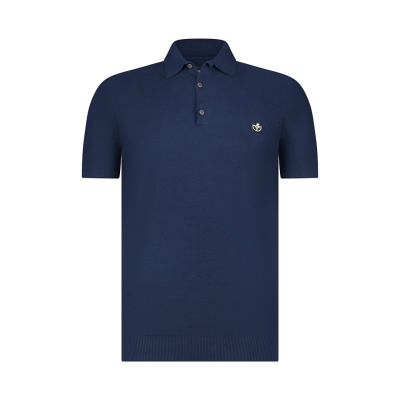 BlueFields Polo Shirt Structured Navy BlueFields Polo Shirt Structured Navy