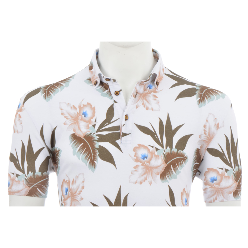 Eden Valley Polo Shirt Flower Green