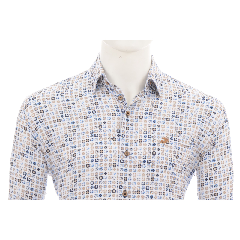 Eden Valley Overhemd Squared Sand