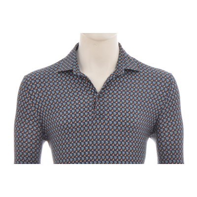 Xirtrum Overhemd Oval Blue