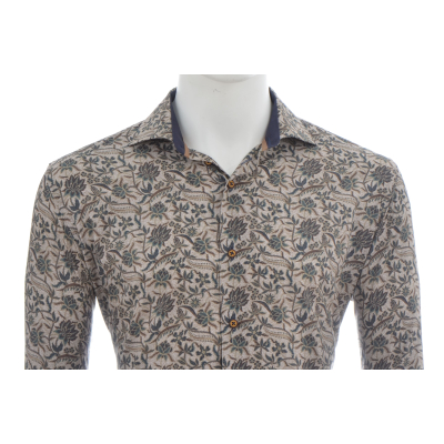 Eden Valley Overhemd Paisley Creme