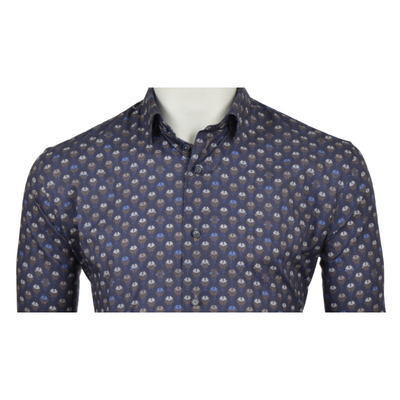 Eden Valley Overhemd Clover Royal Blue