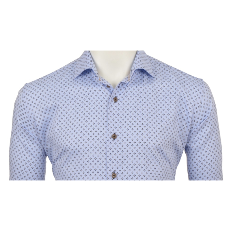 Eden Valley Overhemd Diamond Blue