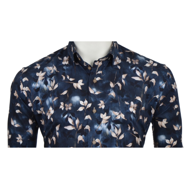 Eden Valley Overhemd Flowers Royal Blue