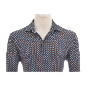 Xirtrum Overhemd Oval Blue