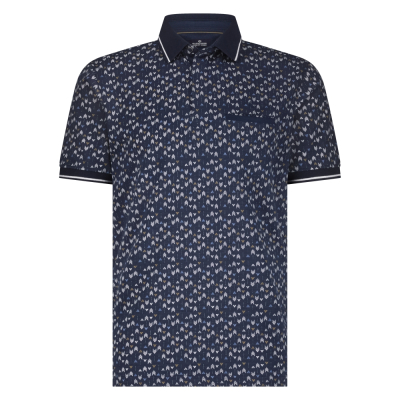 Fellows United Polo Shirt Arrows Navy Fellows United Polo Shirt Arrows Navy