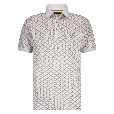 Fellows United Polo Shirt Square Off White Fellows United Polo Shirt Square Off White