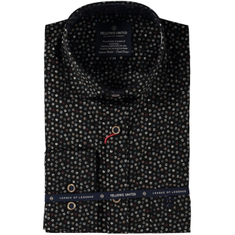 Fellows United Overhemd Dots Red
