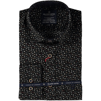 Fellows United Overhemd Dots Red