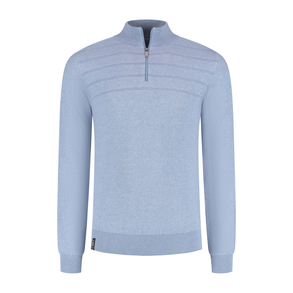 Fellows United Pullover Mid Blue