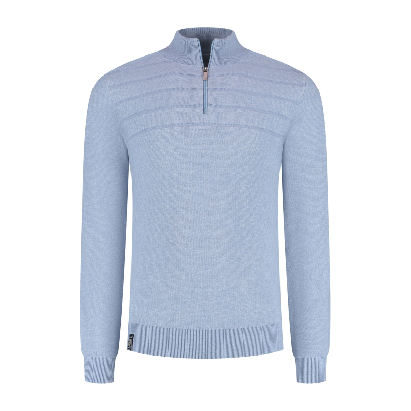 Fellows United Pullover Mid Blue