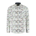 Fellows United Overhemd Paisley Oker