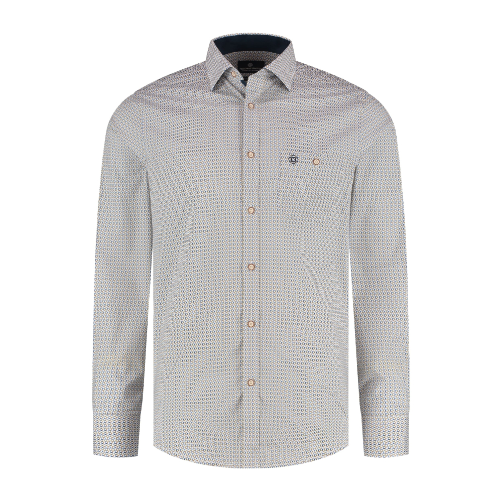 Fellows United Overhemd Shards Mid Blue