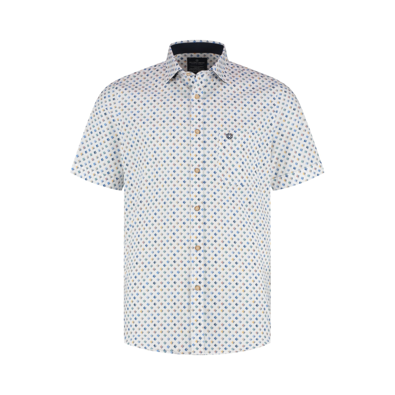 Fellows United Overhemd Diamond Mid Blue