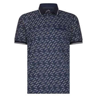 Fellows United Polo Shirt Arrows Navy