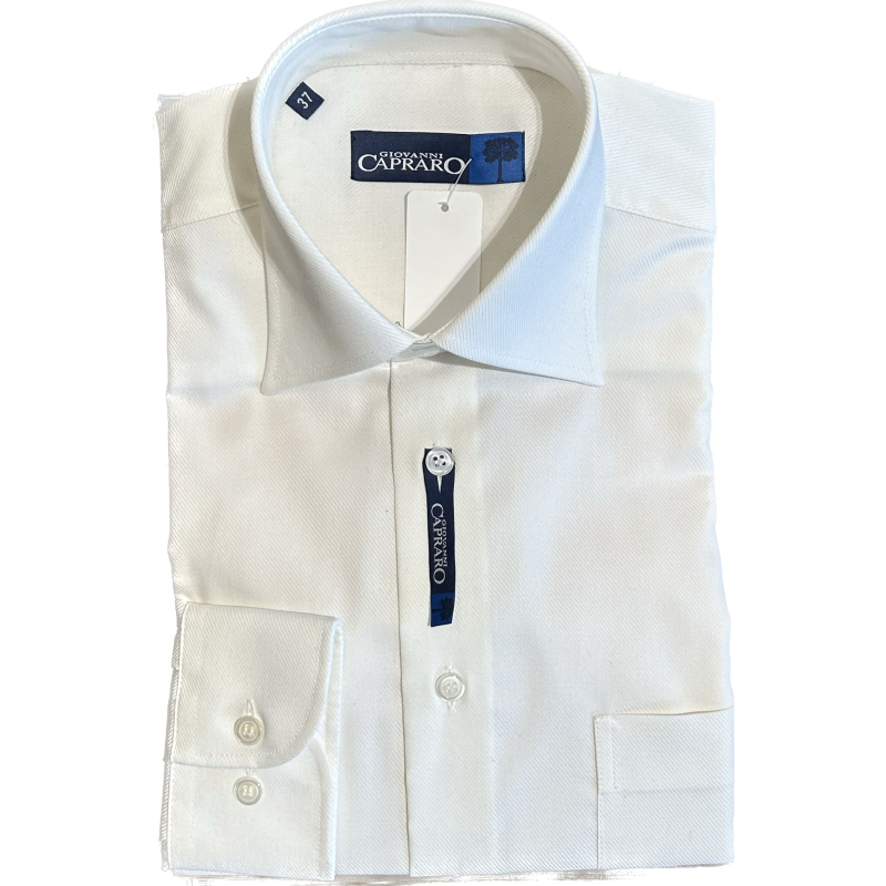 Giovanni Capraro Overhemd Ecru