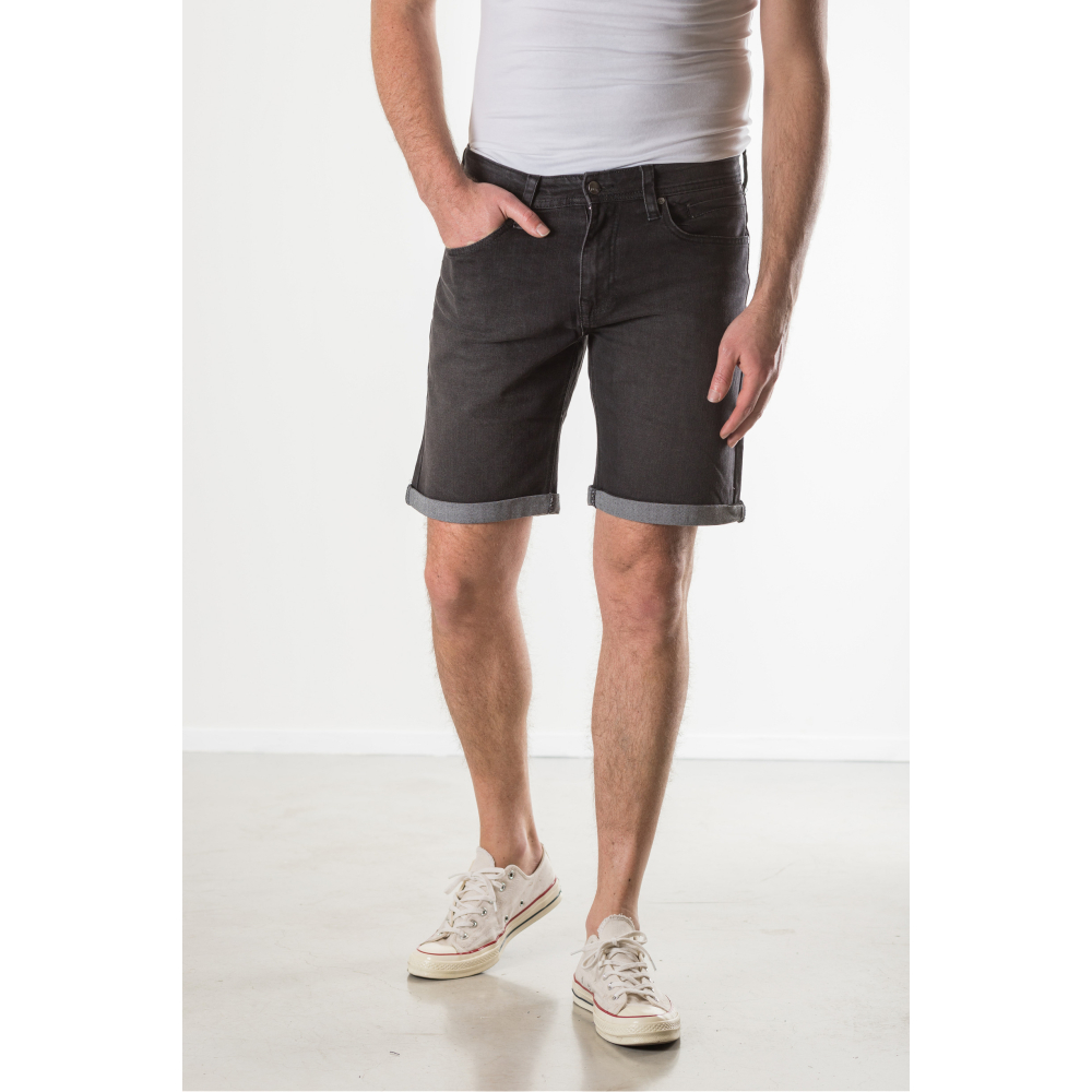 New Star Jeans Bermuda Jacksonville Black Denim