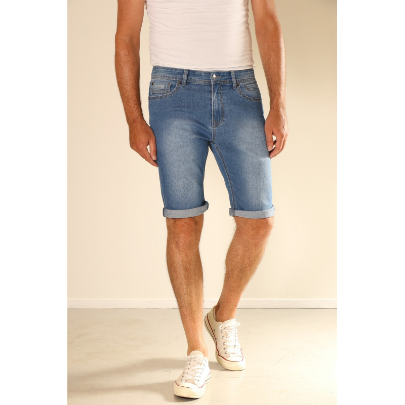New Star Jeans Bermuda Jacksonville Light Stone