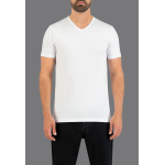 Slater T-Shirt V-Neck White