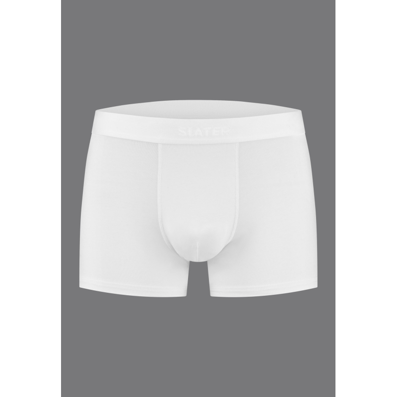 Slater Boxer Short Bamboo White 