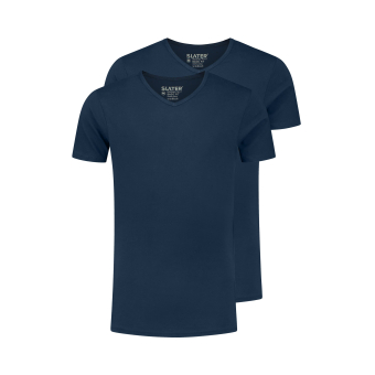 Slater T-Shirt V-Neck Navy