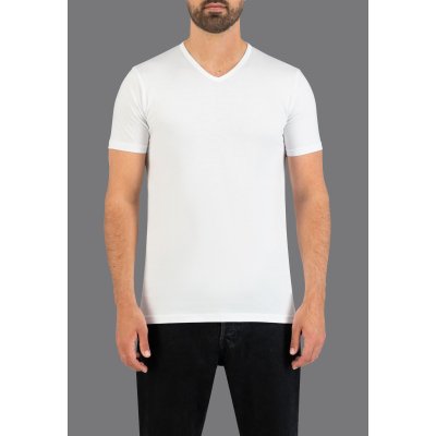 Slater T-Shirt V-Neck White