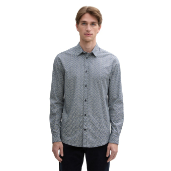 Tom Tailor Shirt Zig Zag Navy