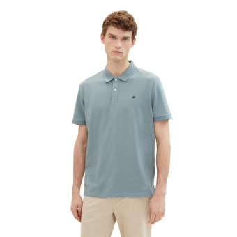 Tom Tailor Polo Shirt Grey Mint