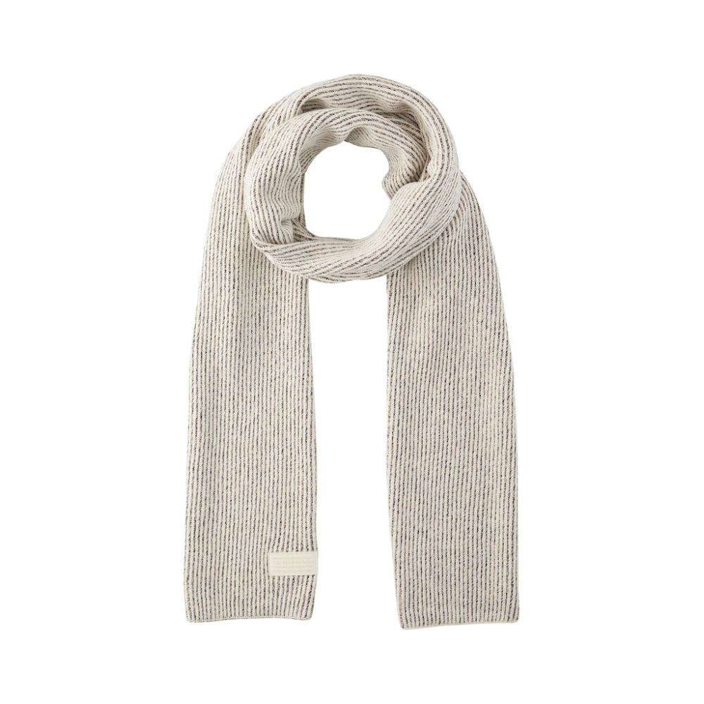 Tom Tailor Sjaal Mouline Beige Navy