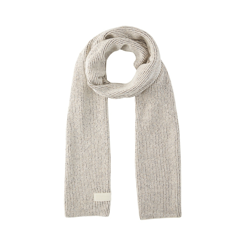 Tom Tailor Sjaal Mouline Beige Navy