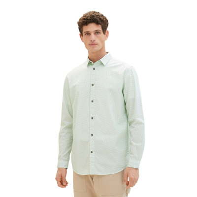 Tom Tailor Shirt Minimal Soft Green