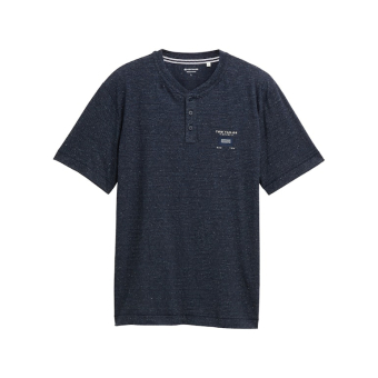 Tom Tailor T-Shirt Henley Navy