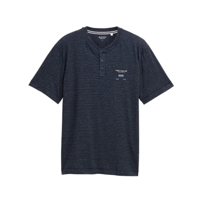 Tom Tailor T-Shirt Henley Navy