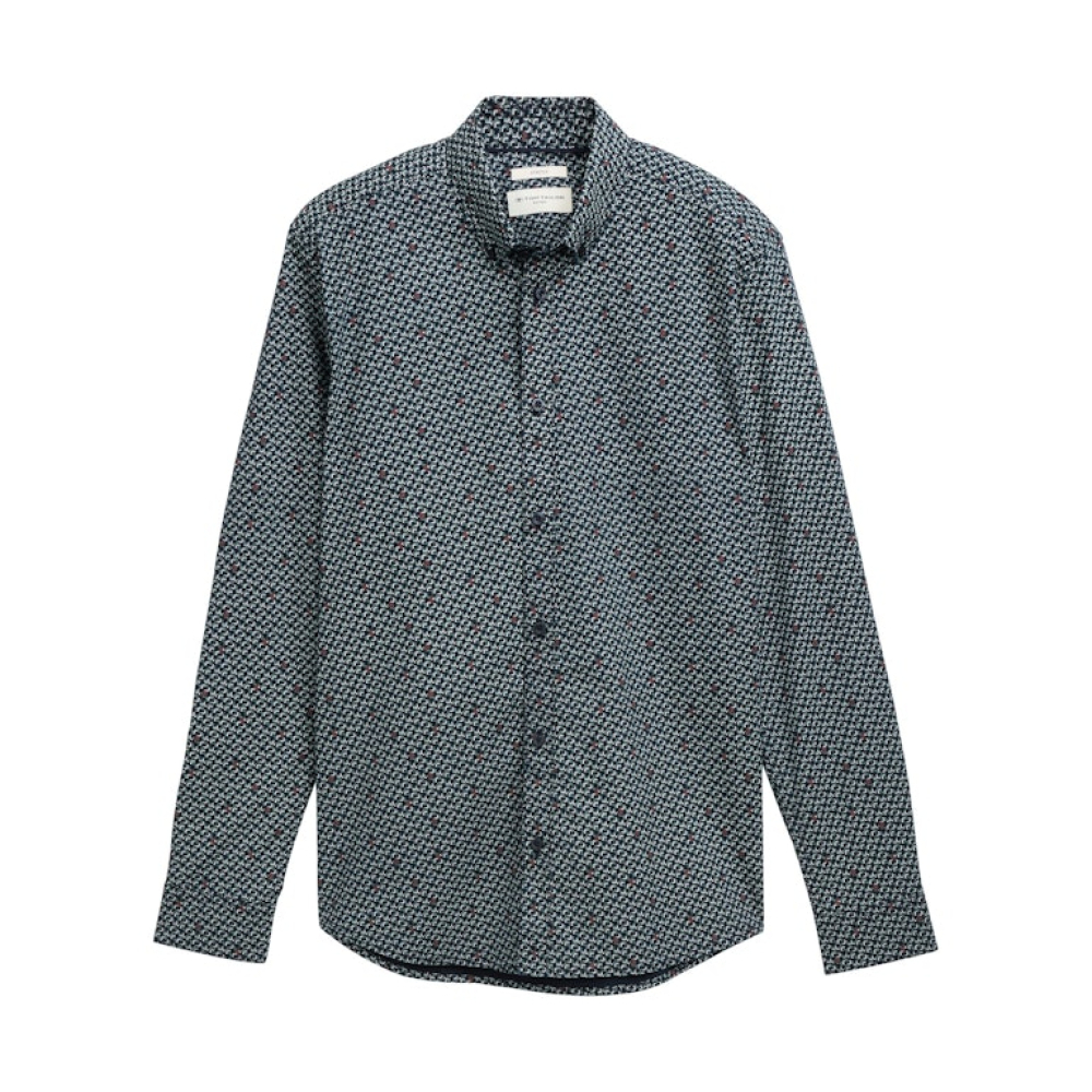 Tom Tailor Shirt Navy Green