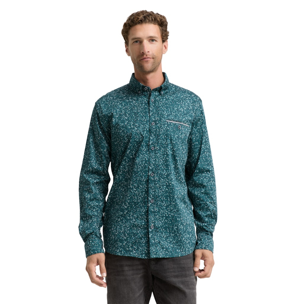 Tom Tailor Shirt Shards Green