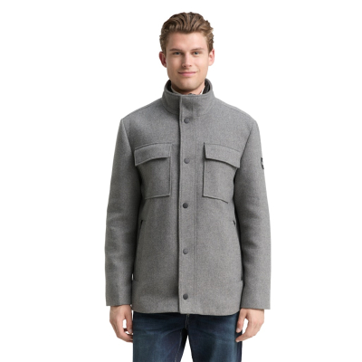 Tom Tailor Jas Twill Light Stone Grey Tom Tailor Jas Twill Light Stone Grey
