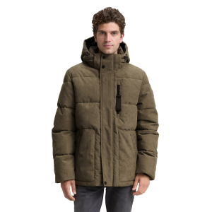 Tom Tailor Puffer Jacket Corduroy Olive Green
