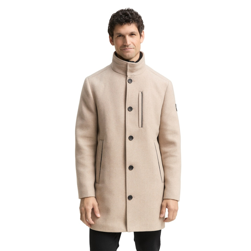 Tom Tailor Jas Twill Taupe 