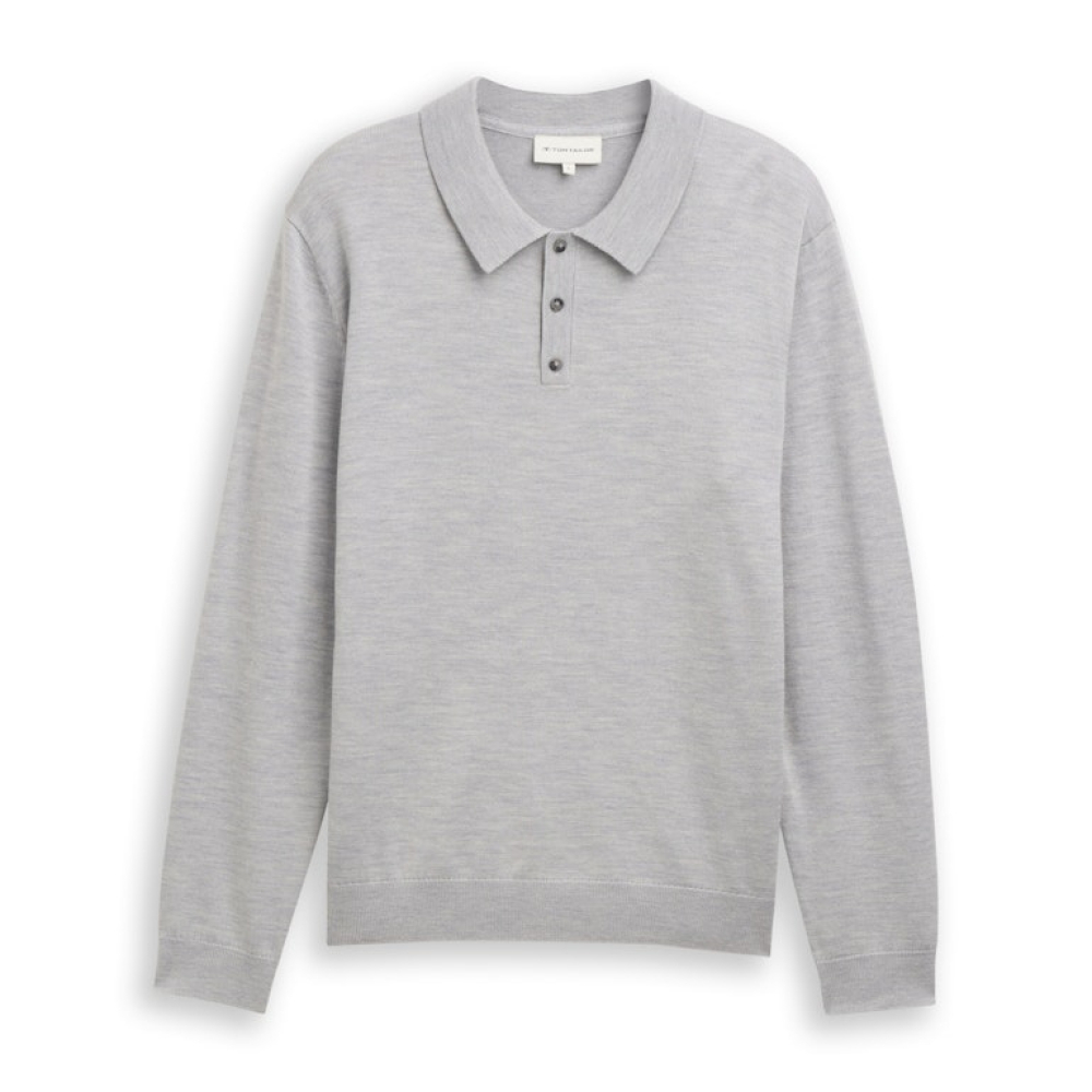 Tom Tailor Pullover Polo Ordinary Grey