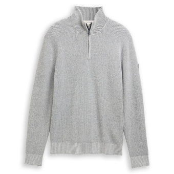 Tom Tailor Trui Troyer Off White Navy